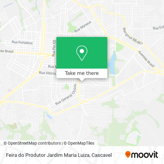 Feira do Produtor Jardim Maria Luiza map