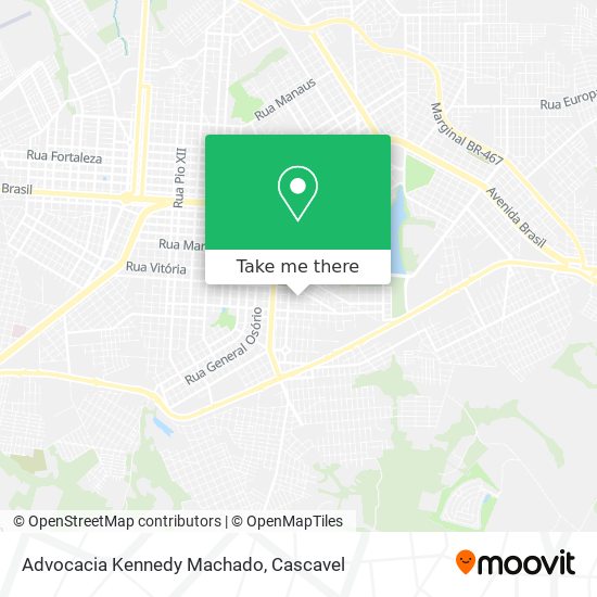 Advocacia Kennedy Machado map