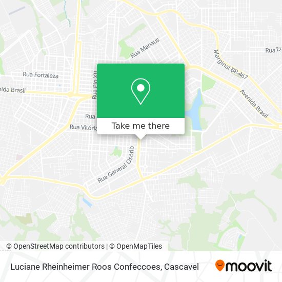 Luciane Rheinheimer Roos Confeccoes map