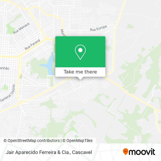 Jair Aparecido Ferreira & Cia. map