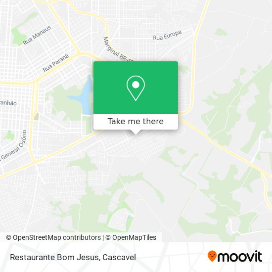 Restaurante Bom Jesus map