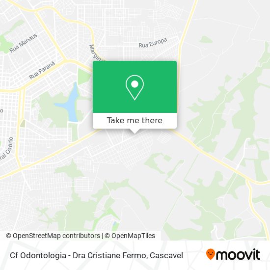 Cf Odontologia - Dra Cristiane Fermo map