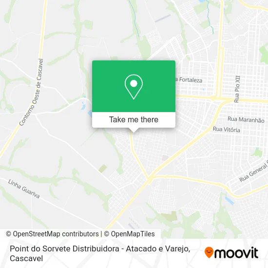 Point do Sorvete Distribuidora - Atacado e Varejo map