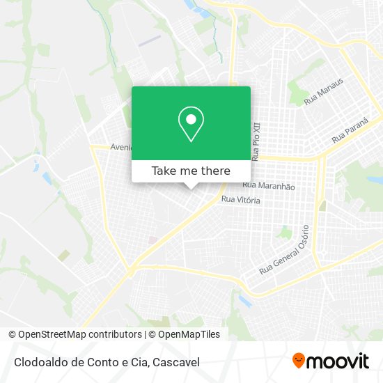 Clodoaldo de Conto e Cia map