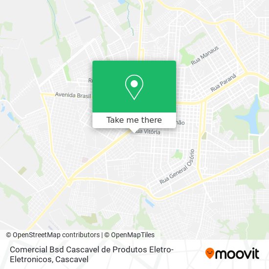 Comercial Bsd Cascavel de Produtos Eletro-Eletronicos map