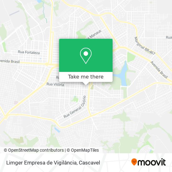 Limger Empresa de Vigilância map