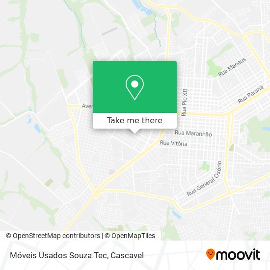 Móveis Usados Souza Tec map