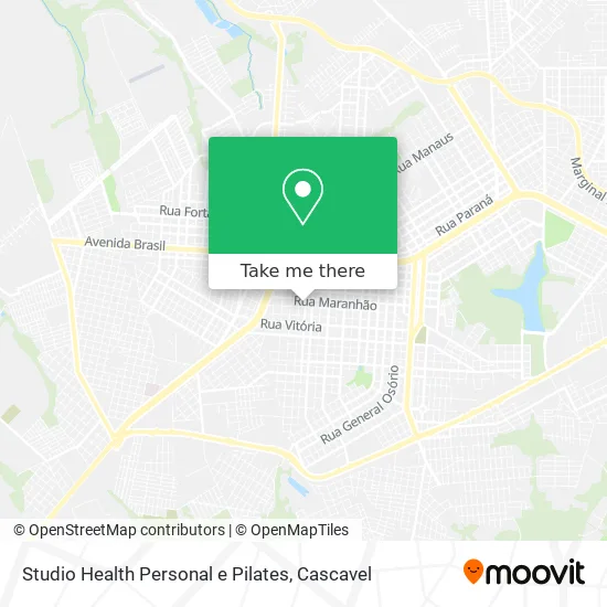 Studio Health Personal e Pilates map