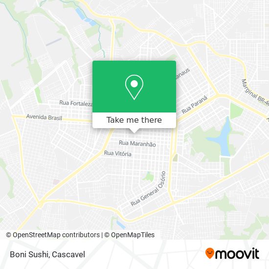 Boni Sushi map