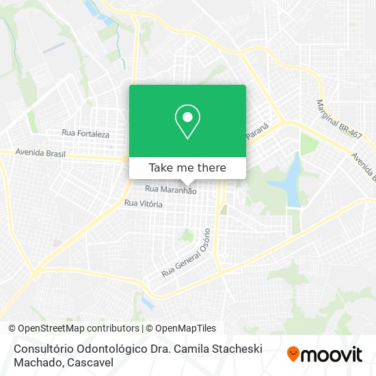 Consultório Odontológico Dra. Camila Stacheski Machado map