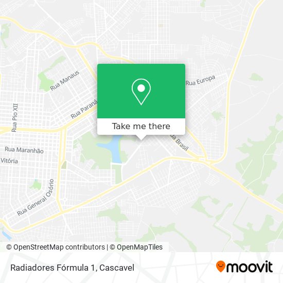 Radiadores Fórmula 1 map