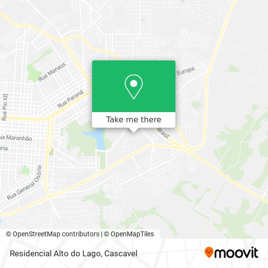 Residencial Alto do Lago map