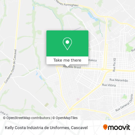 Kelly Costa Indústria de Uniformes map