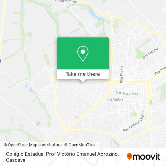 Colégio Estadual Prof Victório Emanuel Abrozino map
