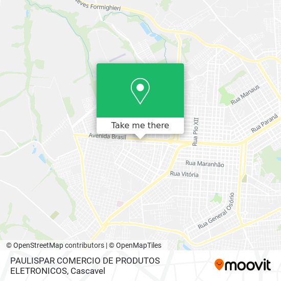PAULISPAR COMERCIO DE PRODUTOS ELETRONICOS map