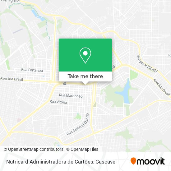 Nutricard Administradora de Cartões map