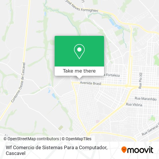 Wf Comercio de Sistemas Para a Computador map