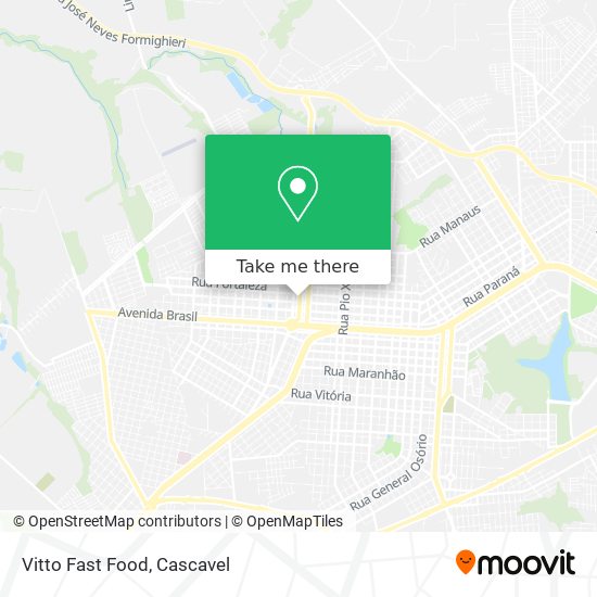 Vitto Fast Food map