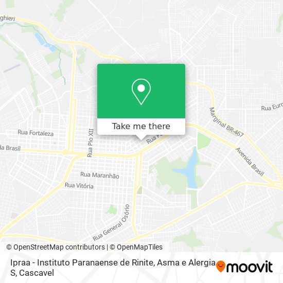 Ipraa - Instituto Paranaense de Rinite, Asma e Alergia S map