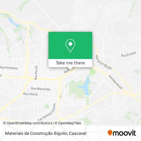 Materiais de Construção Bigolin map
