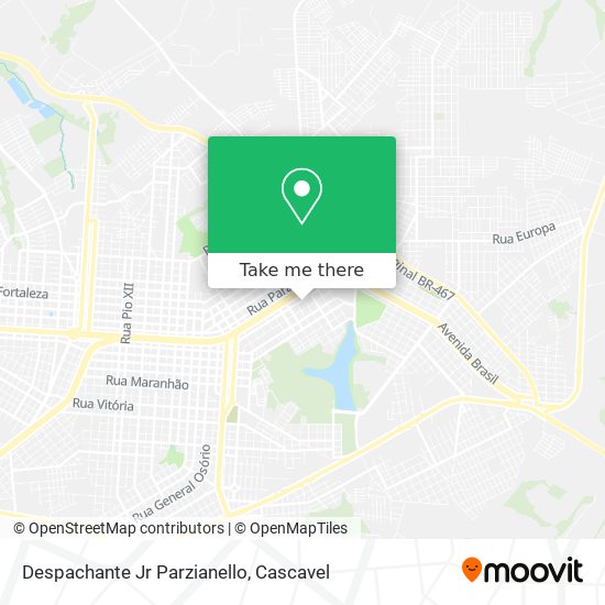 Despachante Jr Parzianello map