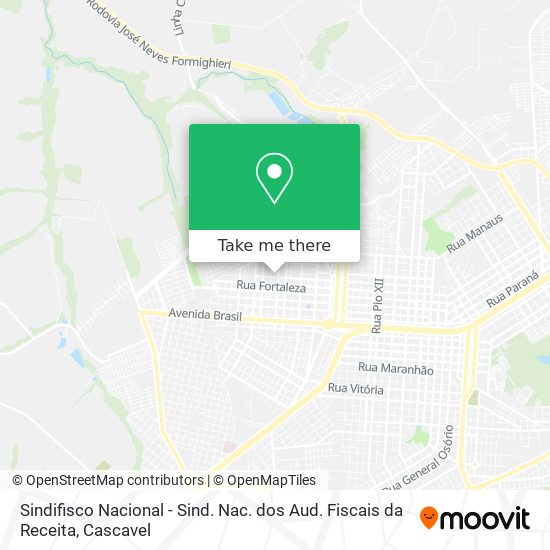 Sindifisco Nacional - Sind. Nac. dos Aud. Fiscais da Receita map