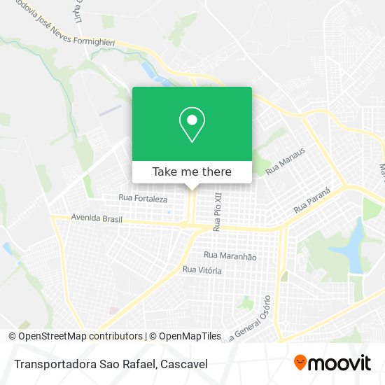 Transportadora Sao Rafael map