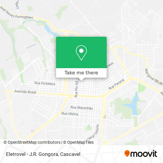 Eletrovel - J.R. Gongora map