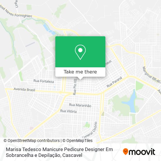Marisa Tedesco Manicure Pedicure Designer Em Sobrancelha e Depilação map