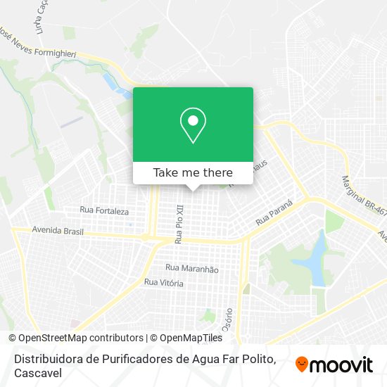 Distribuidora de Purificadores de Agua Far Polito map