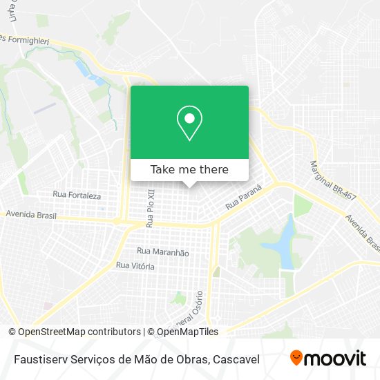 Faustiserv Serviços de Mão de Obras map