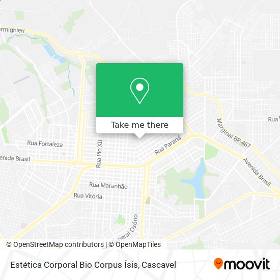 Estética Corporal Bio Corpus Ísis map