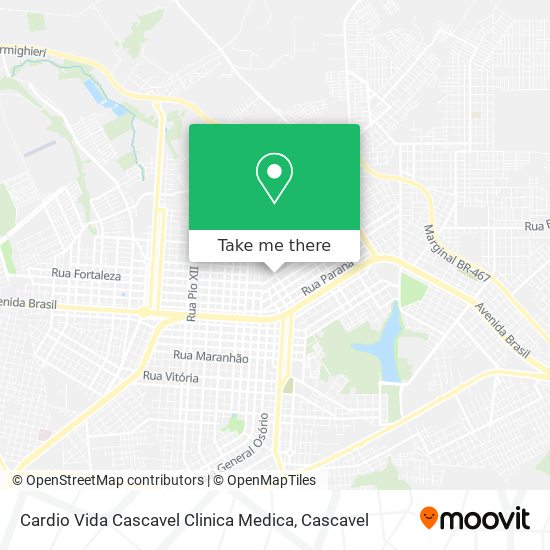 Cardio Vida Cascavel Clinica Medica map