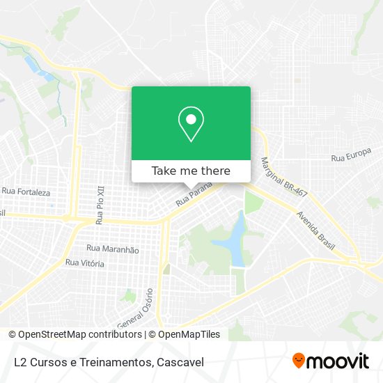 L2 Cursos e Treinamentos map