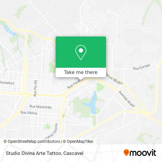 Studio Divina Arte Tattoo map