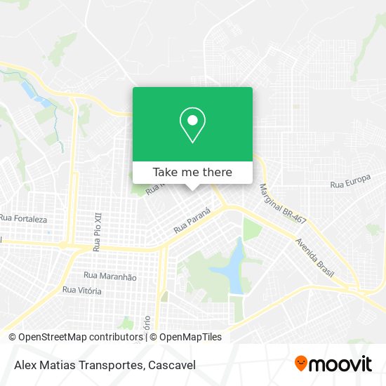 Alex Matias Transportes map