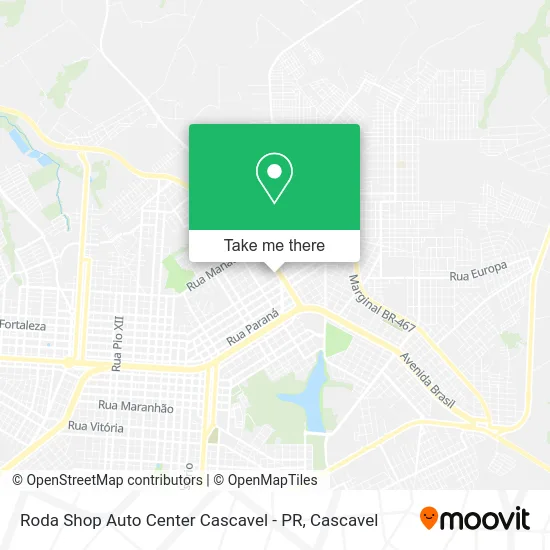 Roda Shop Auto Center Cascavel - PR map