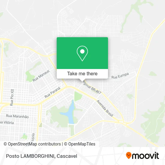 Posto LAMBORGHINI map