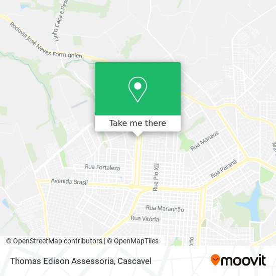 Mapa Thomas Edison Assessoria