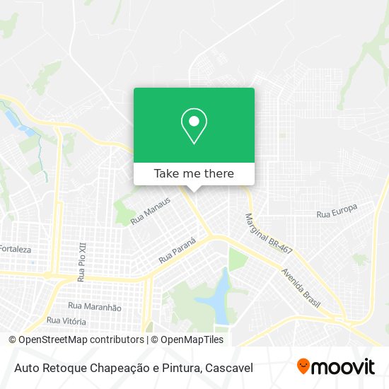 Auto Retoque Chapeação e Pintura map