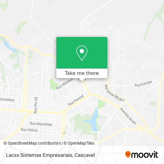 Lacsx Sistemas Empresariais map