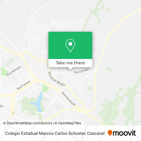 Colégio Estadual Marcos Carlos Schuster map