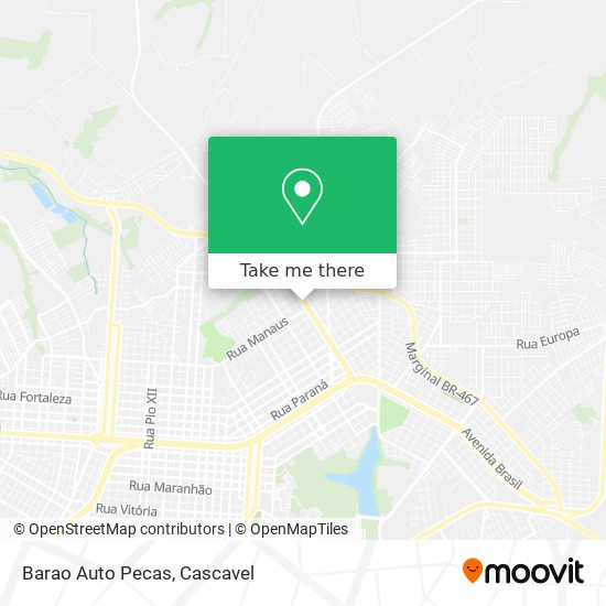 Barao Auto Pecas map