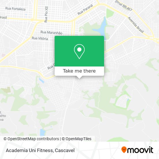 Academia Uni Fitness map