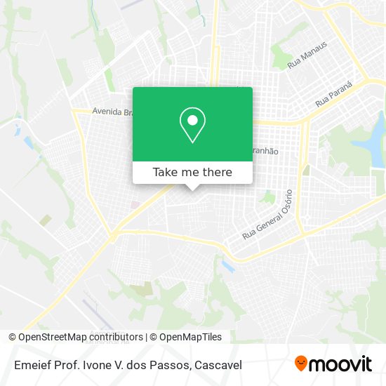 Emeief Prof. Ivone V. dos Passos map