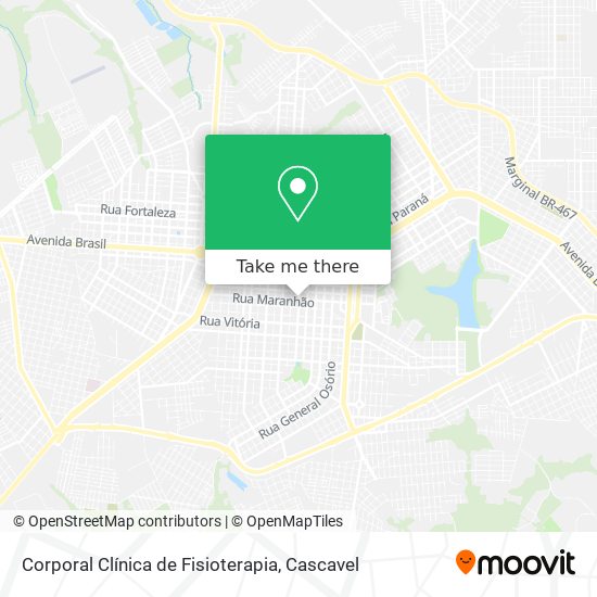 Corporal Clínica de Fisioterapia map