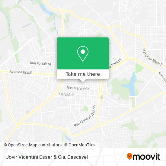 Jovir Vicentini Esser & Cia map