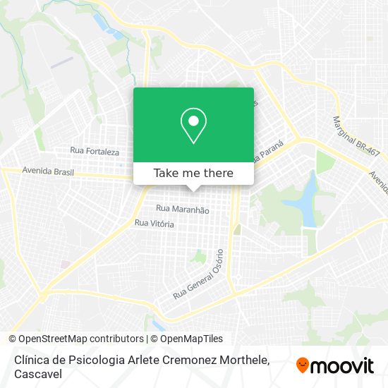 Clínica de Psicologia Arlete Cremonez Morthele map