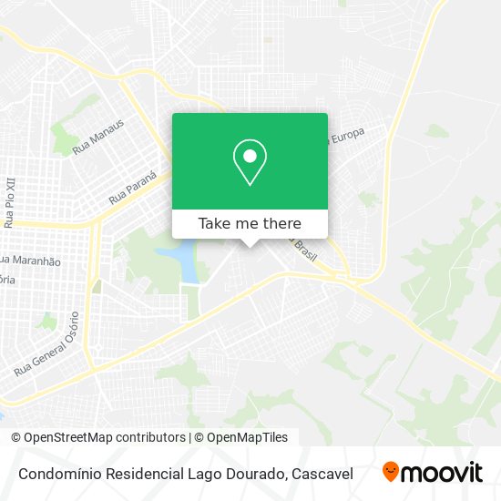 Condomínio Residencial Lago Dourado map