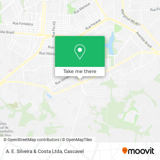 A. E. Silveira & Costa Ltda map